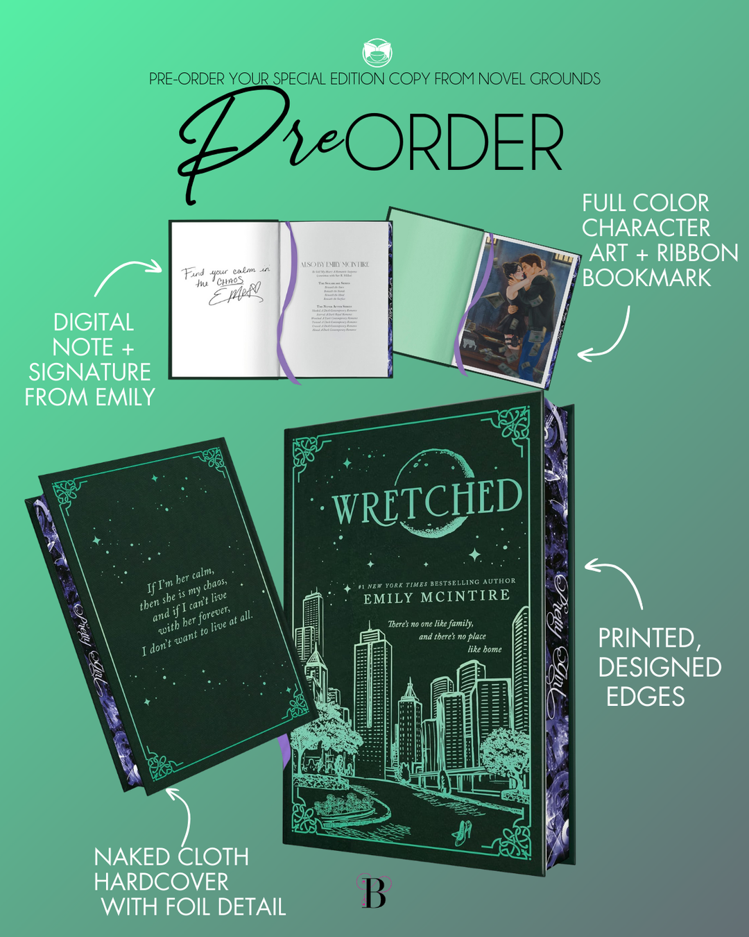 Pre-Order: Wretched (Collector's Edition) (Never After, 3)