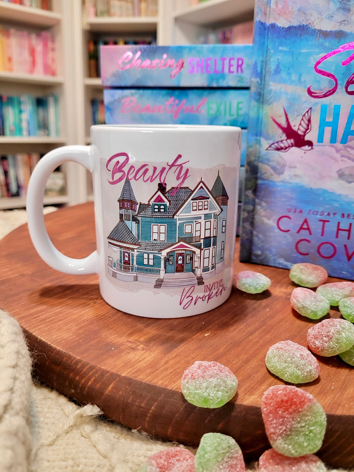 Beauty in The Broken White Glossy Mug