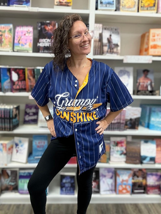 Grumpy Sunshine Recycled Baseball Jersey