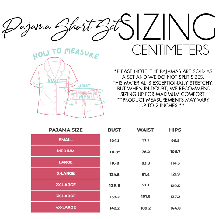 Novel Pajama Set - SHORTS