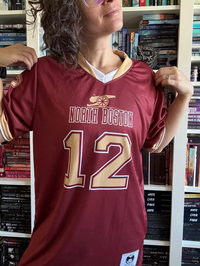 North Boston University Football Recycled Fan Sports Shirt