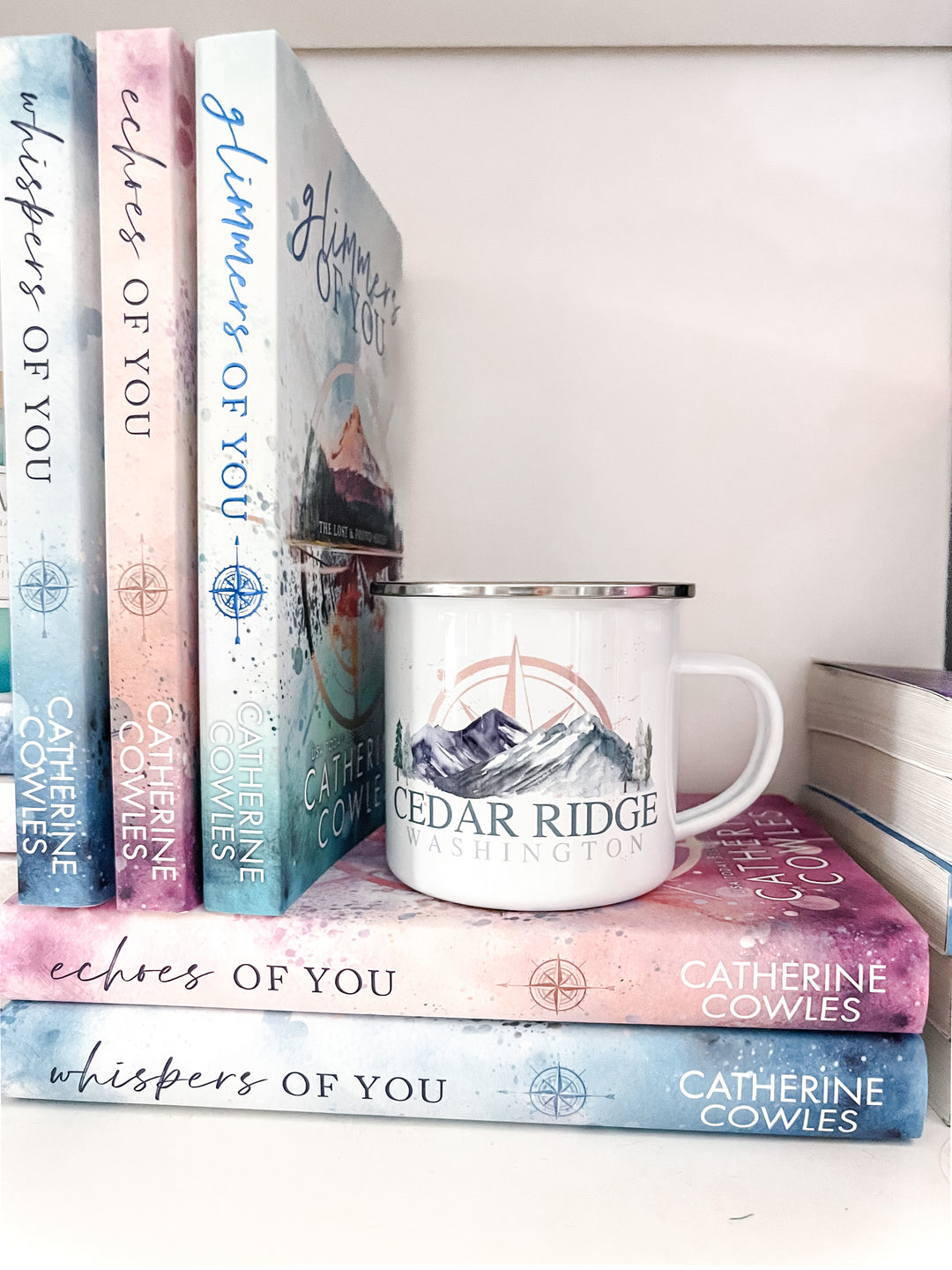 Catherine Cowles - Cedar Ridge Enamel Mug - Novel Grounds