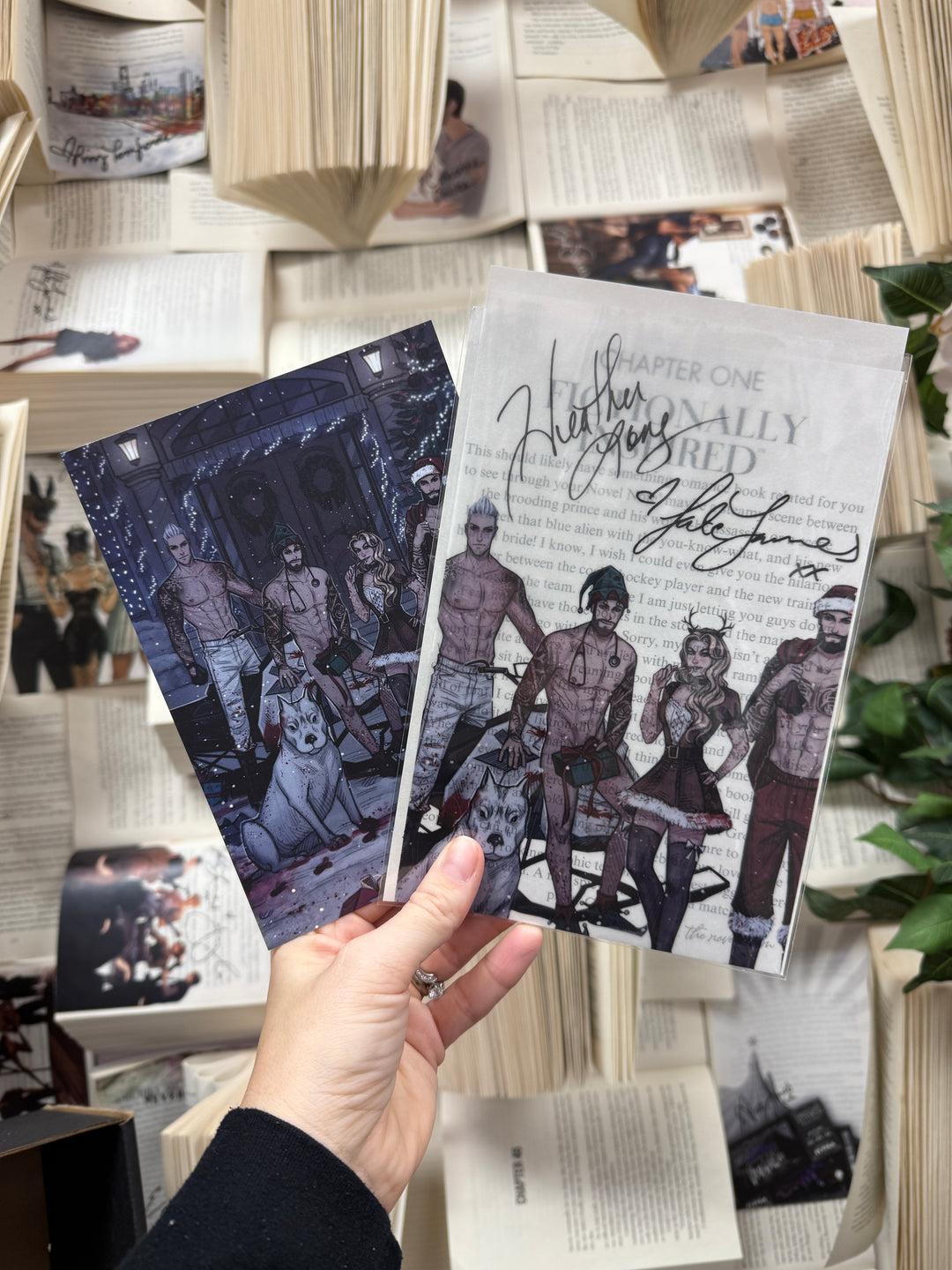 Lucia Franco- Off Balance Novel Note-Impresión de superposición firmada digitalmente
