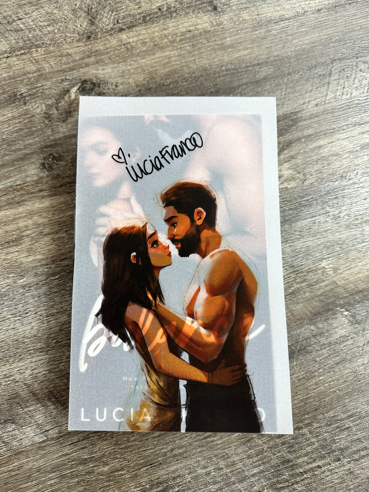 Lucia Franco - Off Balance  Book Club Edition Novel Notes™ - Digitally Signed Overlay Print