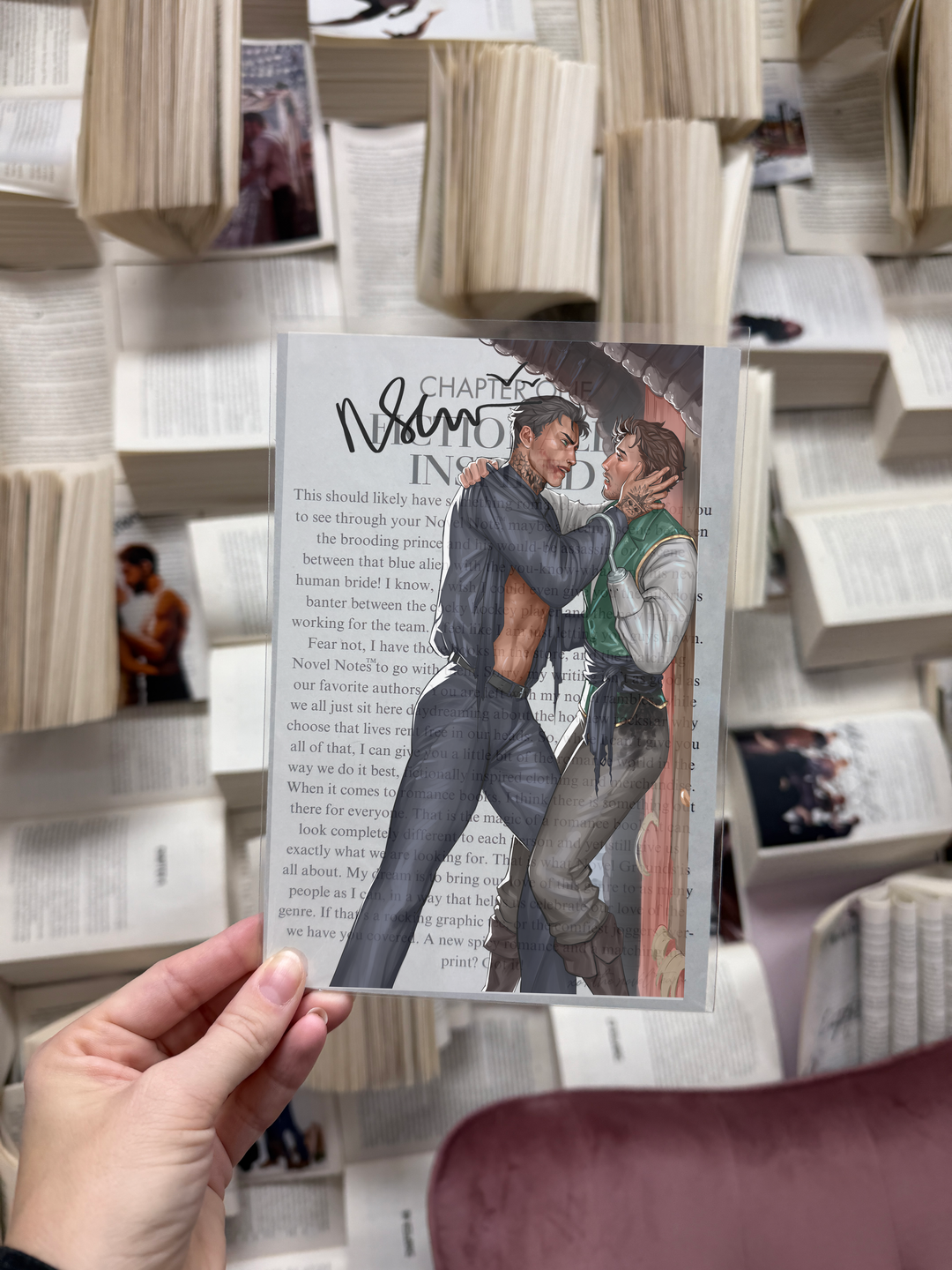 Roc and Hook Novel Notes® - Digitally Signed Overlay Print