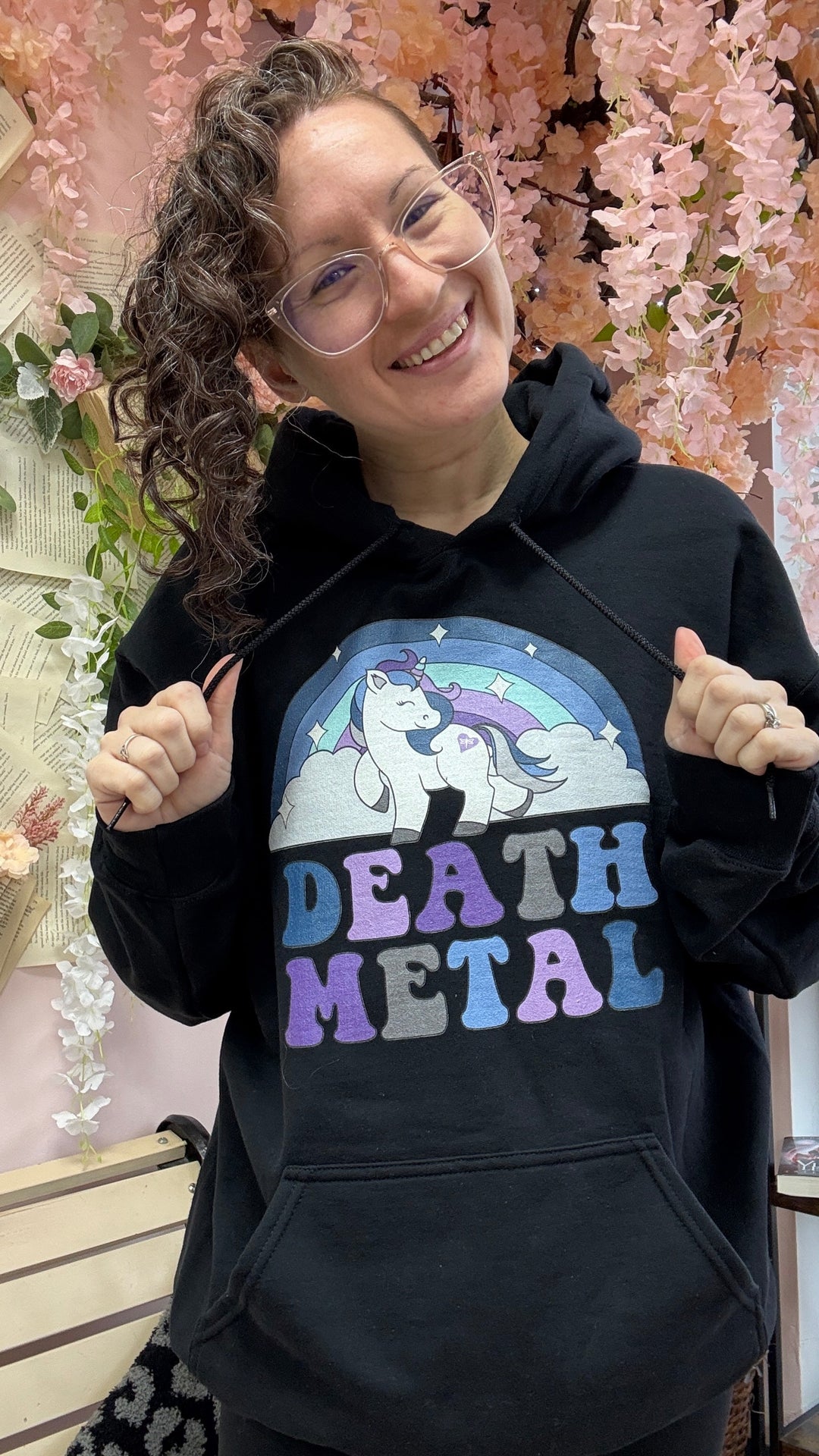 Death Metal Unicorn Unisex Hoodie
