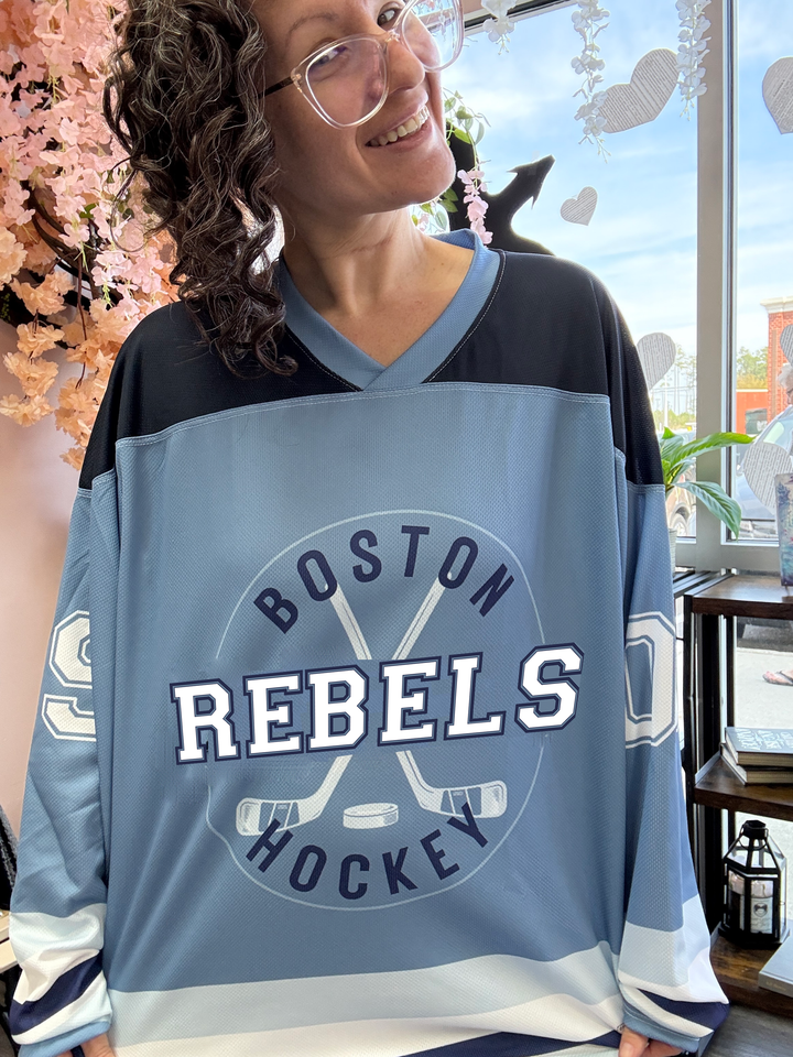 Boston Rebels Recycled Hockey Fan Jersey