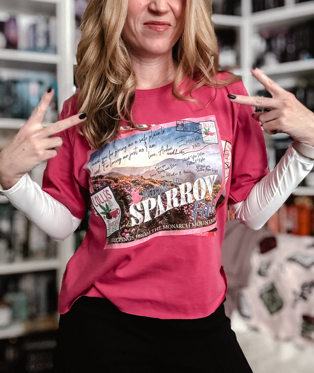 Sparrow Falls Postcard Unisex T-Shirt