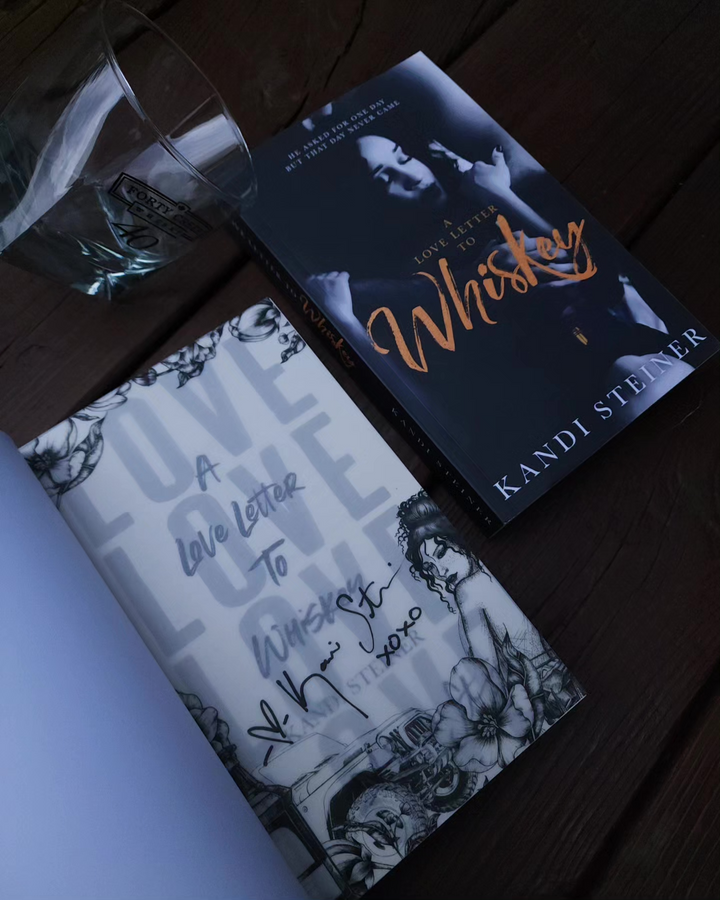 Kandi Steiner- Una carta de amor a la novela de whisky Nota-Impresión de superposición firmada digitalmente