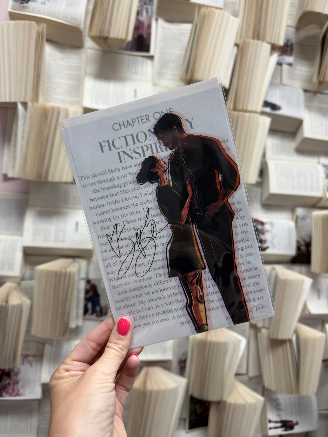 Charming Your Dad Novel Notes® - Digitally Signed Overlay Print