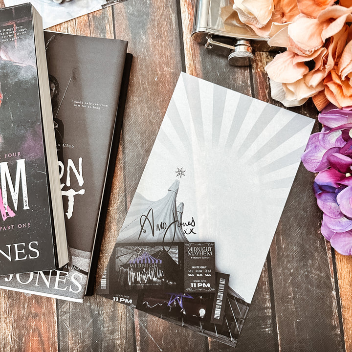 Midnight Mayhem Novel Notes® - Digitally Signed Overlay Print