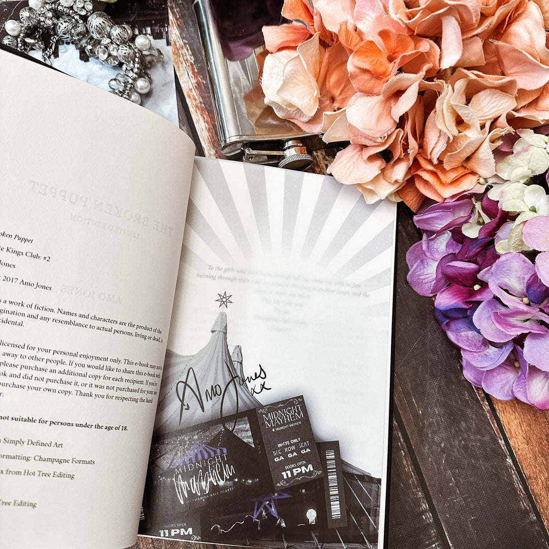 Midnight Mayhem Novel Notes® - Digitally Signed Overlay Print