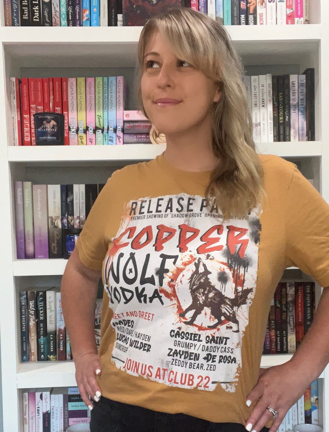Tate James-Cobre Wolf Vodka Camiseta unisex