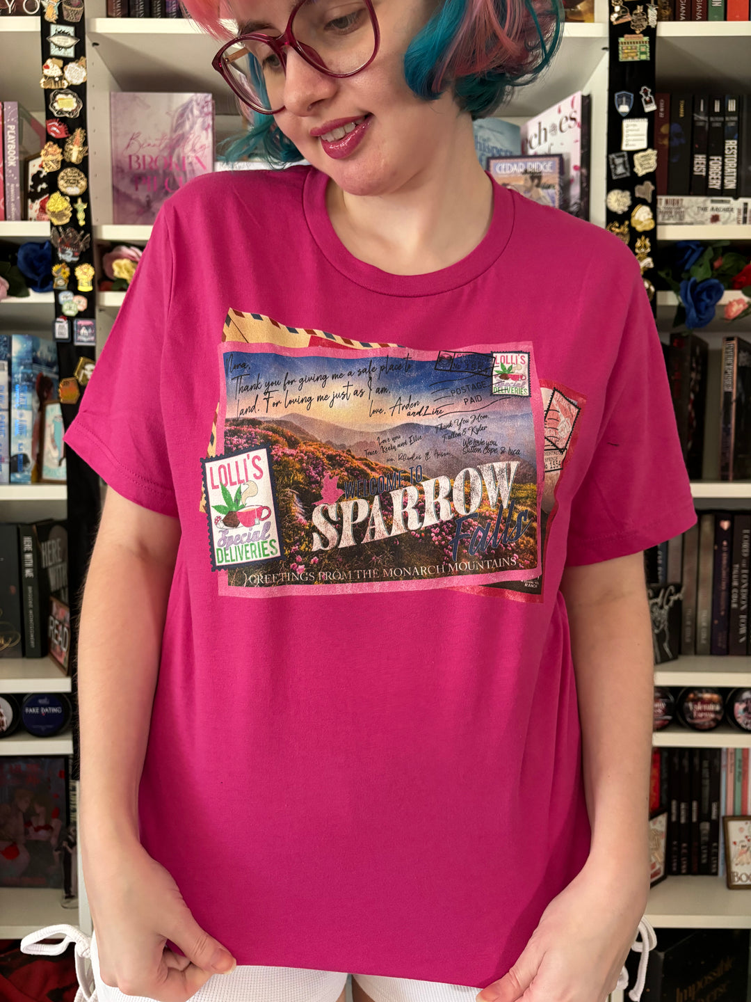 Sparrow Falls Postcard Unisex T-Shirt