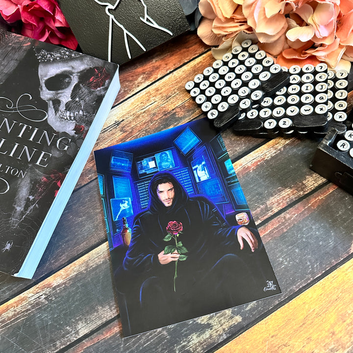 Zade and His Screens Art Print