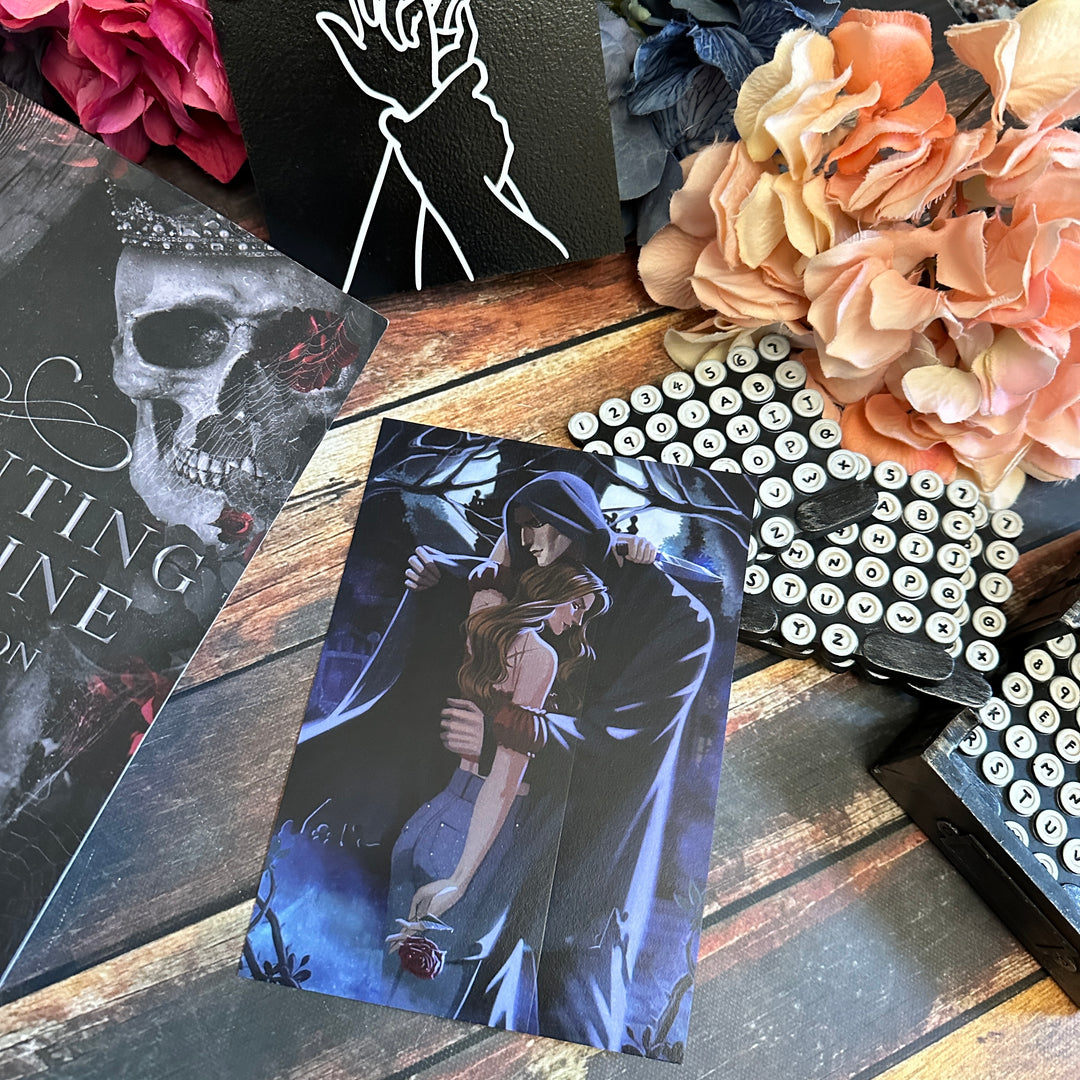 Zade and Addie Embrace Art Print