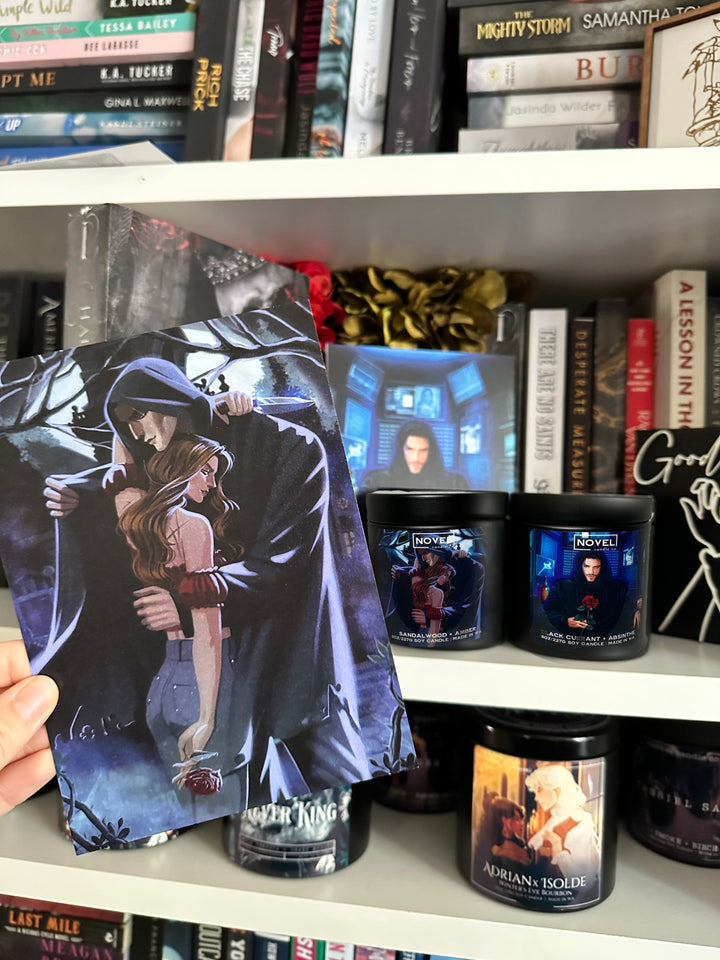 Zade and Addie Embrace Art Print