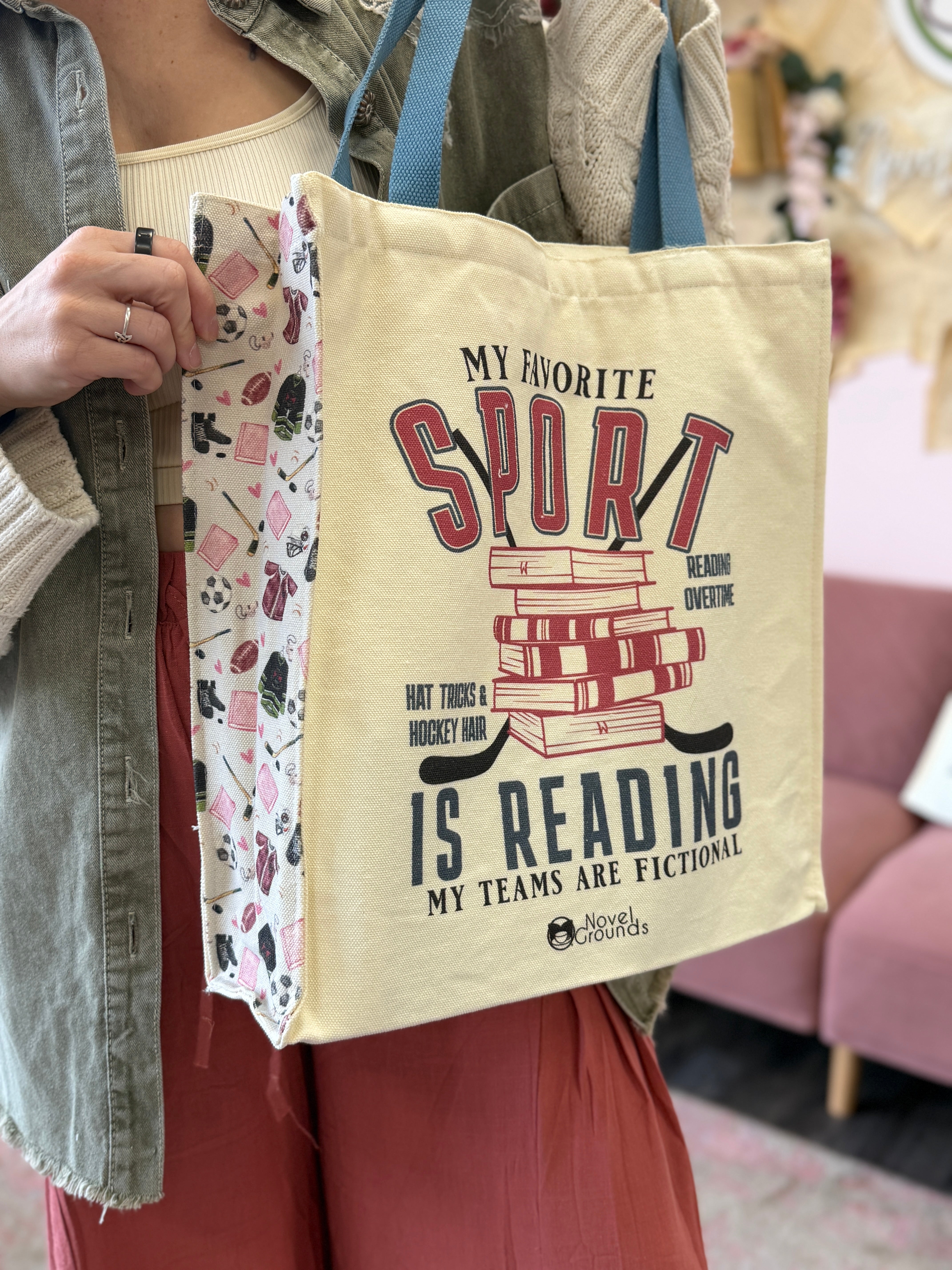 Sports Romance Tote – Novel Grounds