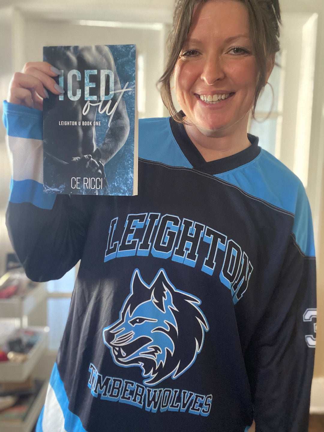 Leighton Timberwolves Recycled Hockey Fan Jersey