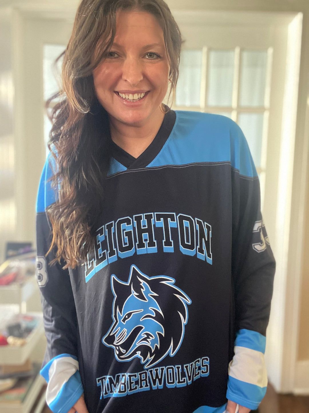 Leighton Timberwolves Recycled Hockey Fan Jersey