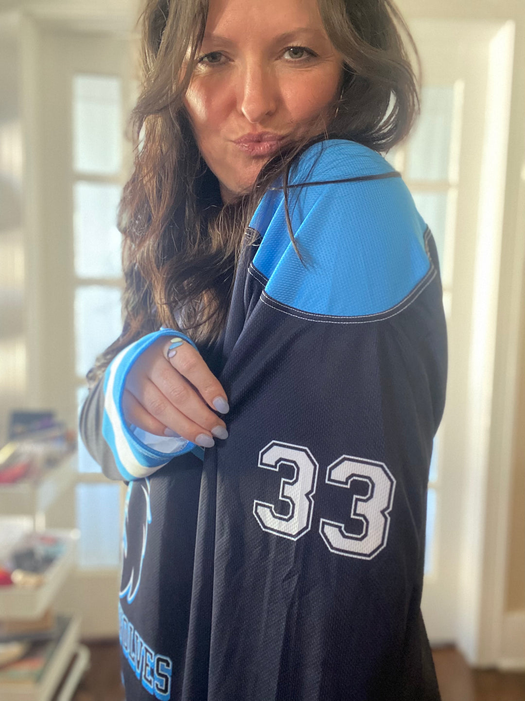 Leighton Timberwolves Recycled Hockey Fan Jersey