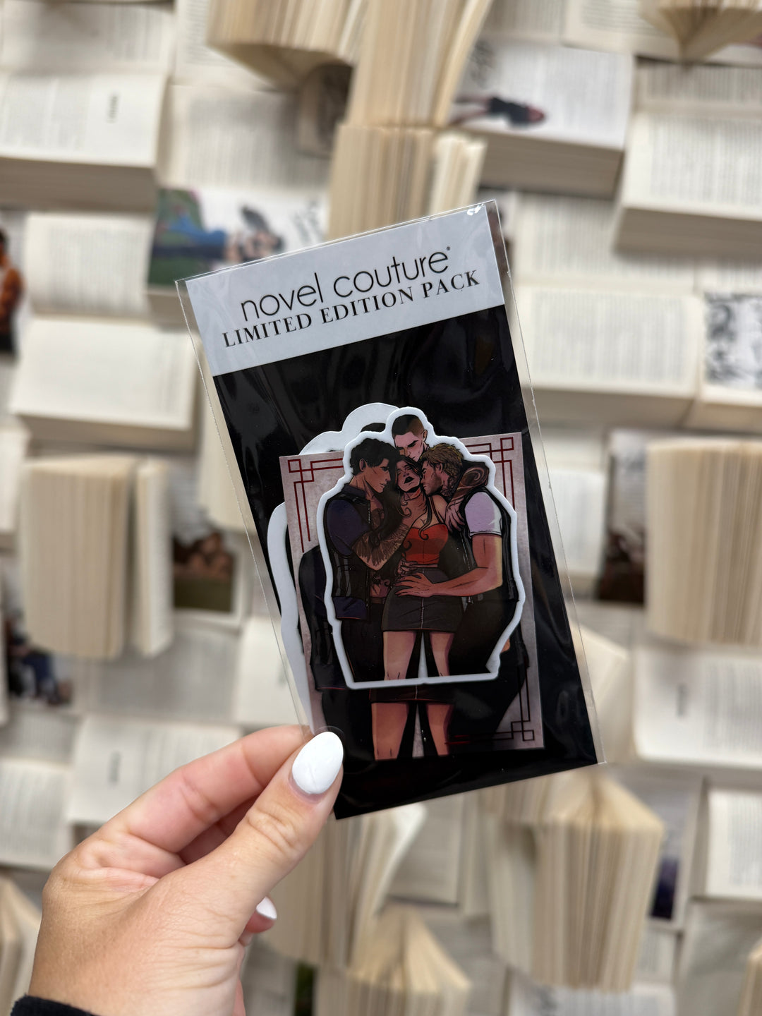 Distrust Card, Bookmark + Sticker- Novel Couture® Character Card Pack