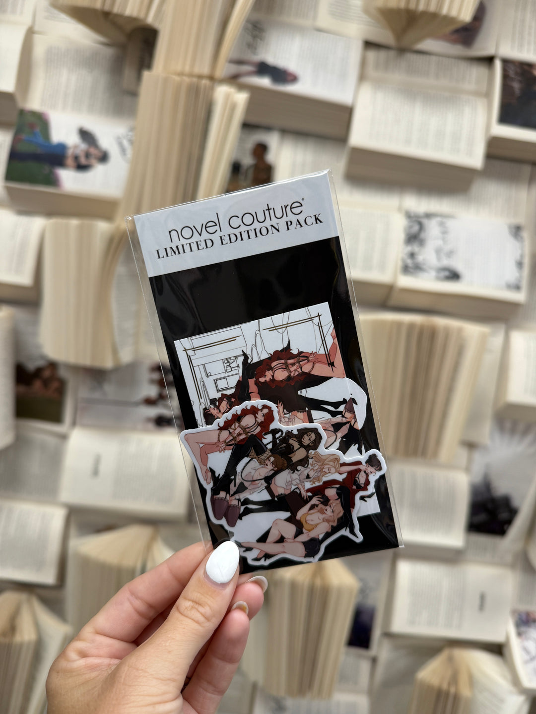 Salacious Players Club Card, Bookmark + Sticker- Novel Couture® Character Card Pack