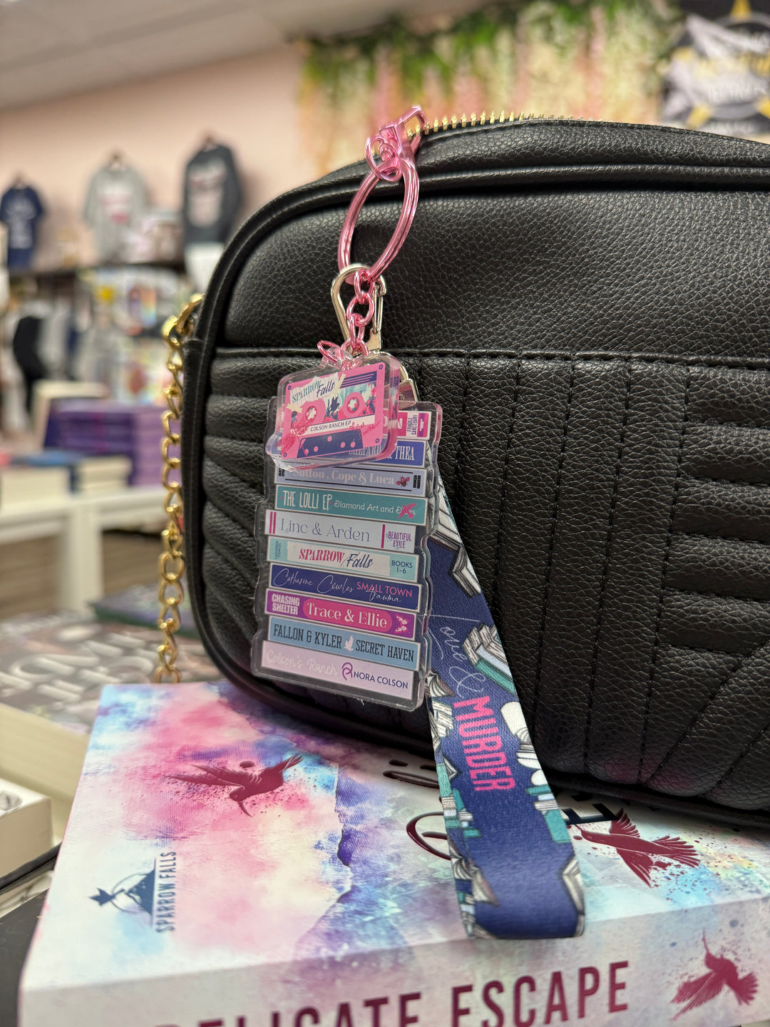 Pre-Order: Sparrow Falls Romance Mixtape Lanyard + Keychain