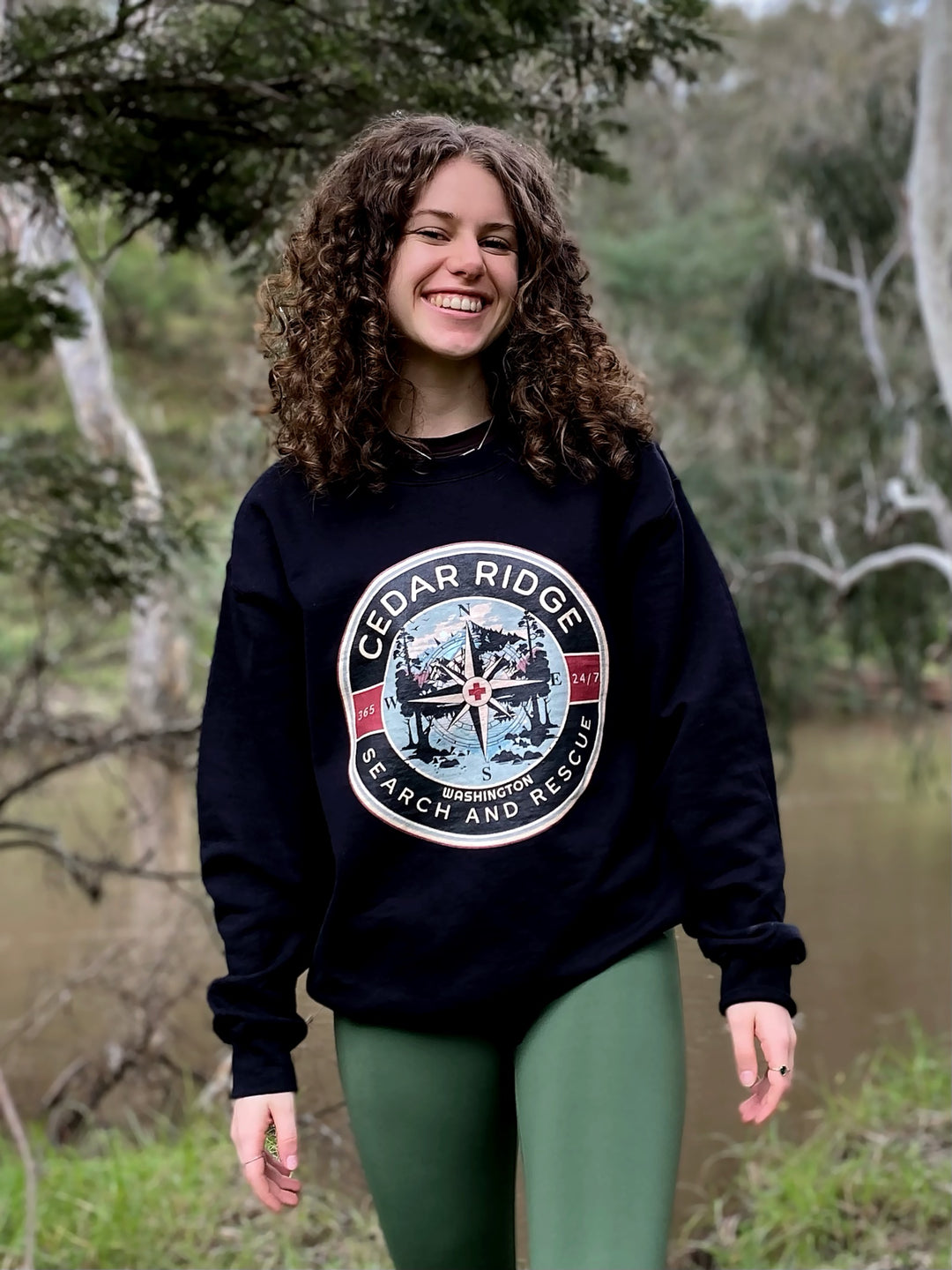 Catherine Cowles- Cedar Ridge Búsqueda y Rescate Sudadera Unisex