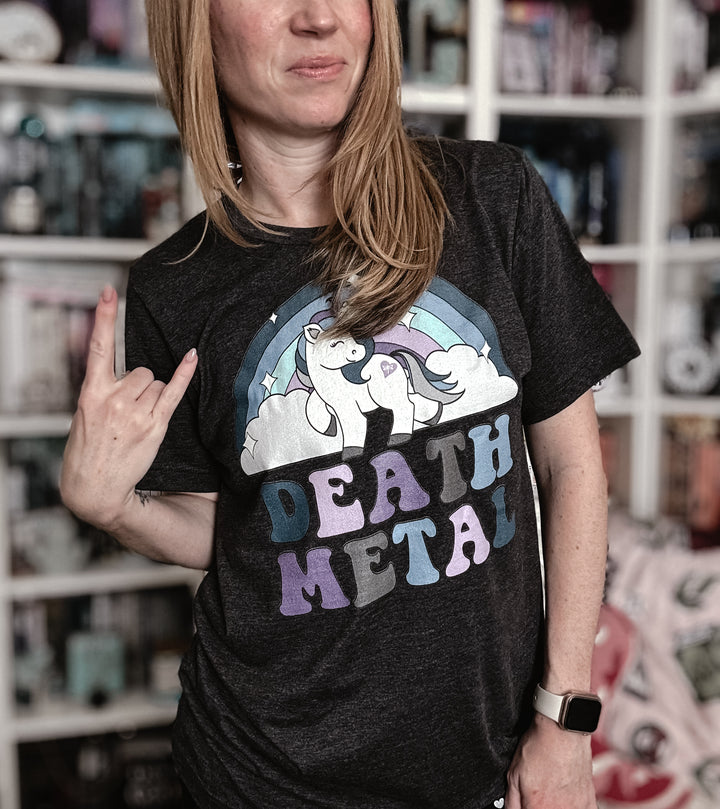Death Metal Unicorn Unisex T-Shirt