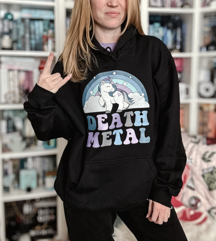 Death Metal Unicorn Unisex Hoodie