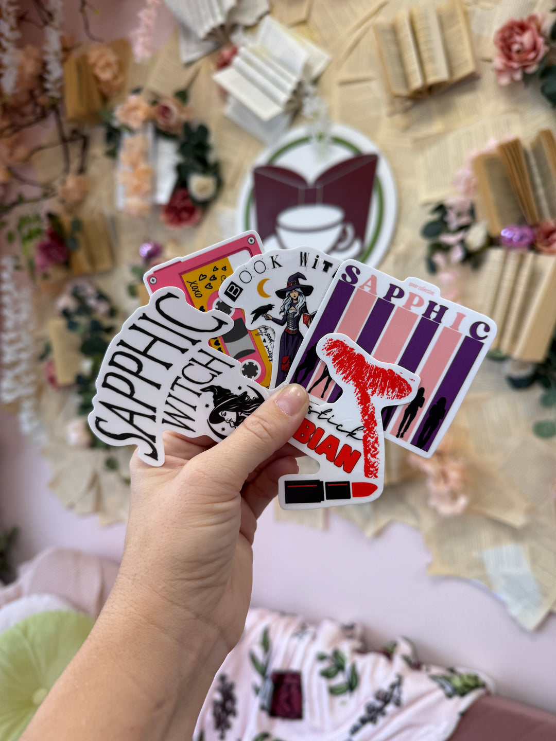 Sapphic Reads Sticker Pack