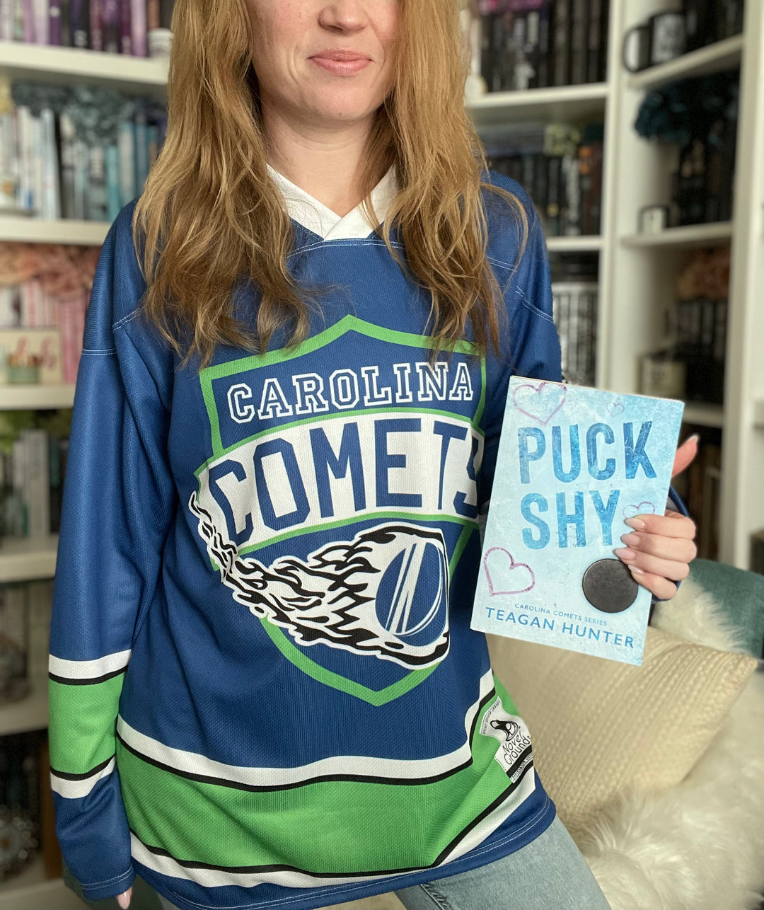 Carolina Comets Recycled Hockey Fan Jersey