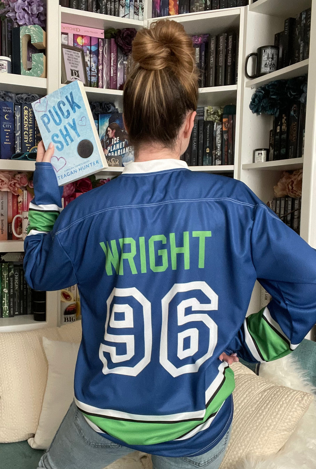 Carolina Comets Recycled Hockey Fan Jersey