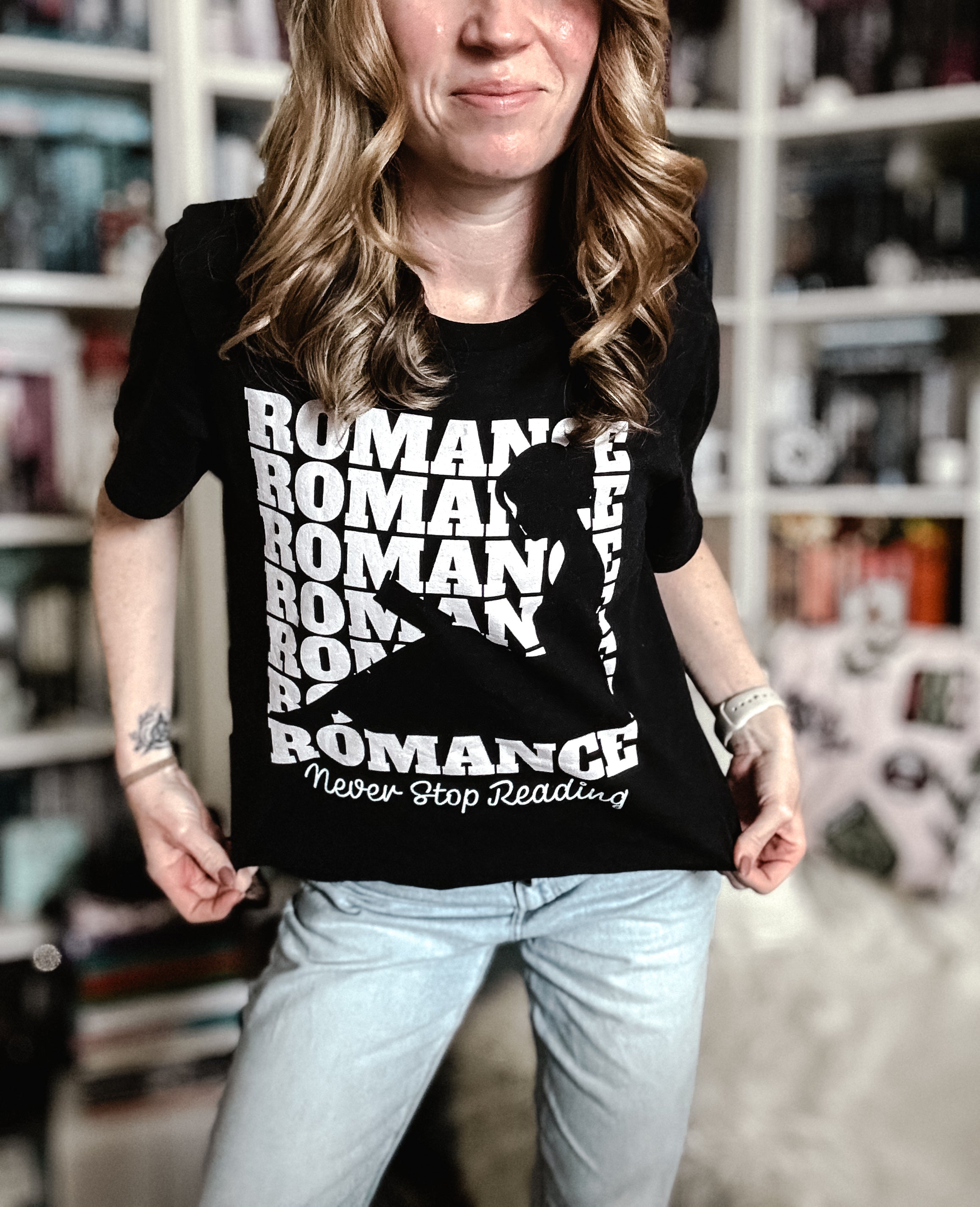 Romance Reader Repeat Unisex T-Shirt – Novel Grounds