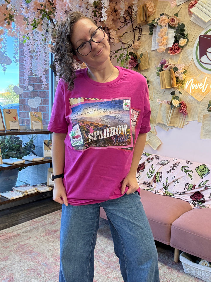 Sparrow Falls Postcard Unisex T-Shirt