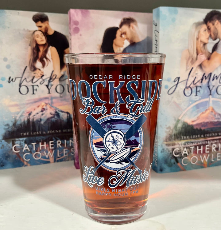 Catherine Cowles- Dockside Bar & Grill Shaker pint glass