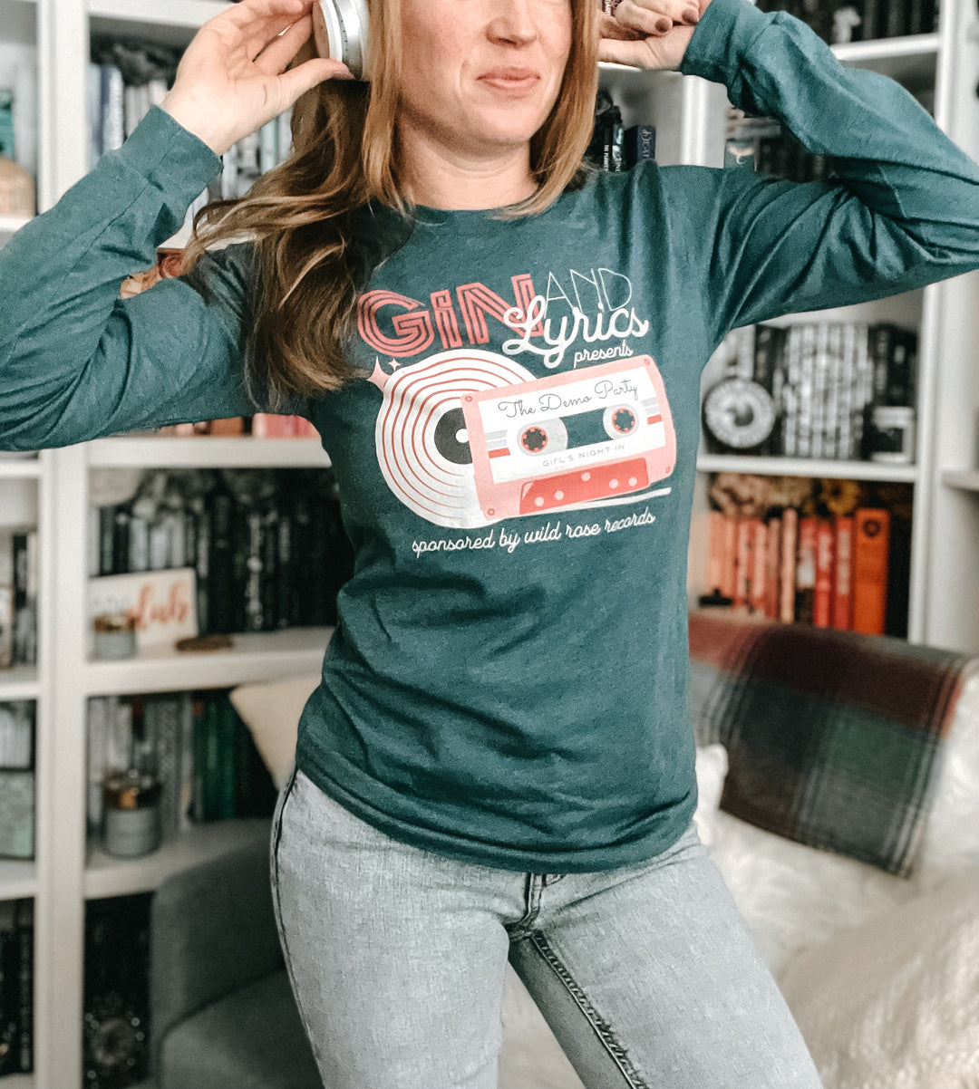 Gin & Lyrics Unisex Long Sleeve Tee
