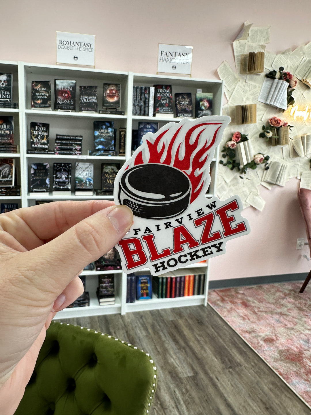 Claire Contreras- The Blaze Hockey Sticker