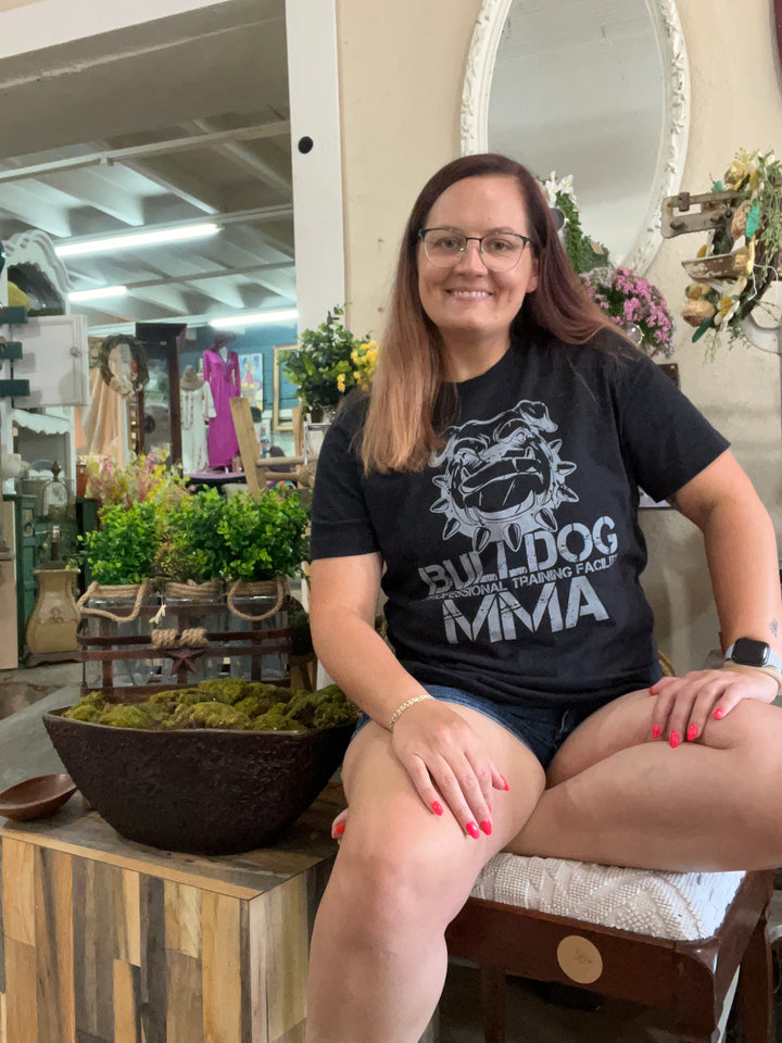 Nikki Castle: Bulldog MMA Gym Unisex T-Shirt - Novel Grounds