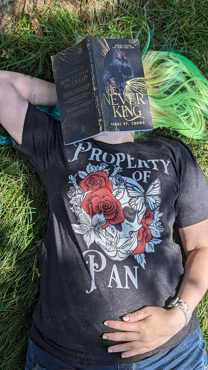 Nikki St. Crowe - Property of Pan Unisex t-shirt - Novel Grounds