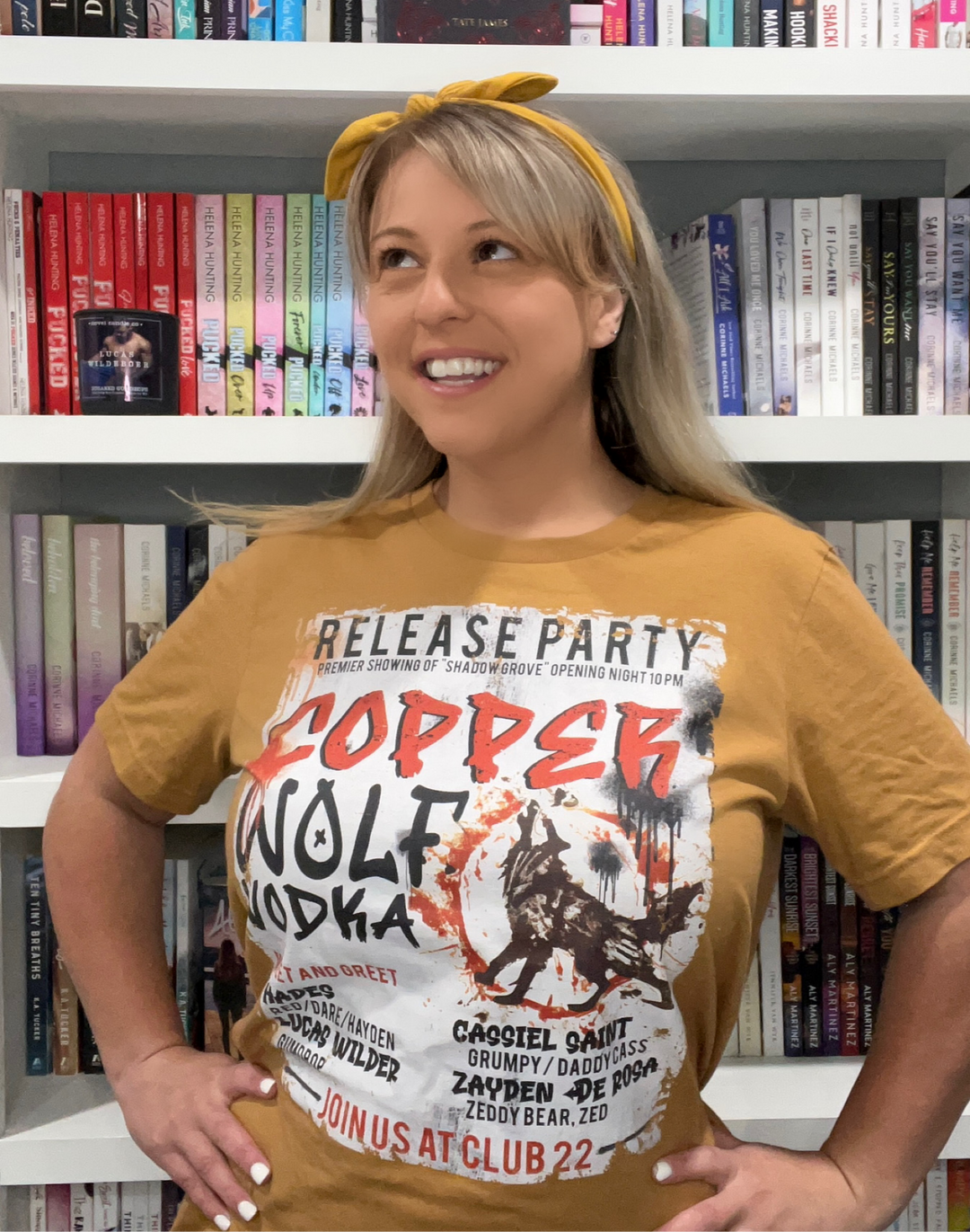 Tate James-Cobre Wolf Vodka Camiseta unisex