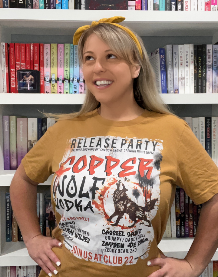Tate James-Cobre Wolf Vodka Camiseta unisex
