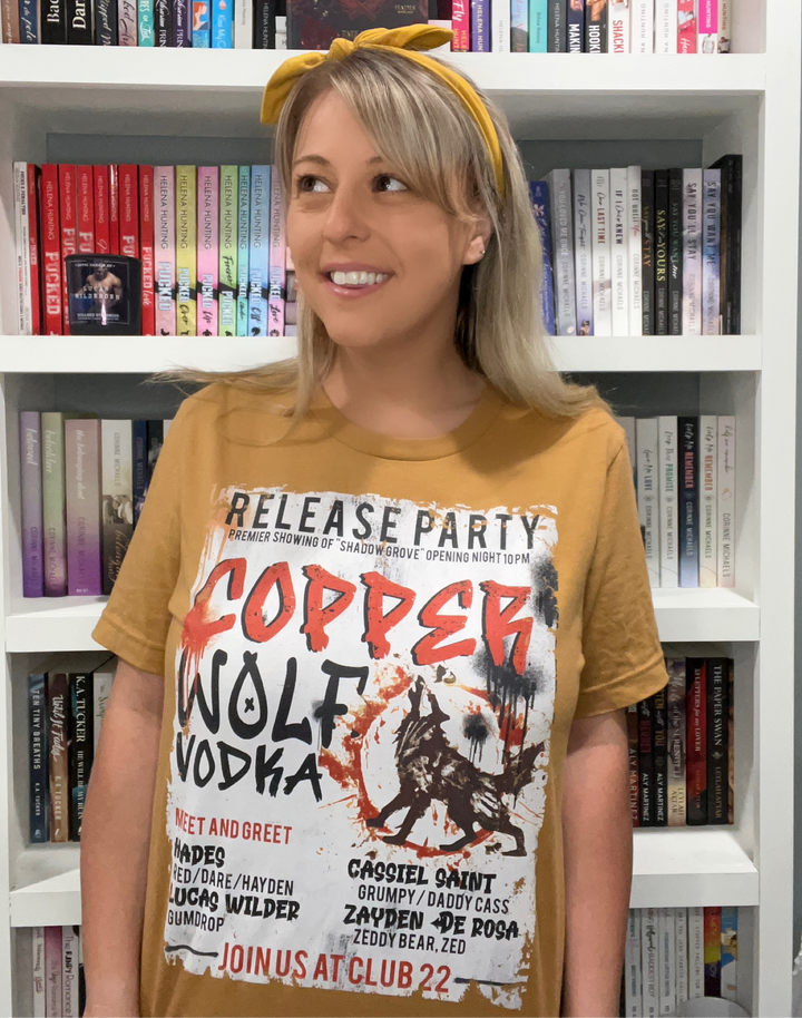 Tate James-Cobre Wolf Vodka Camiseta unisex