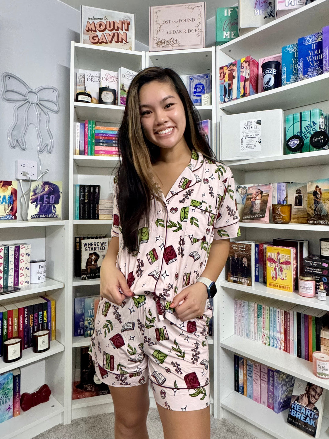 Novel Pajama Set - SHORTS
