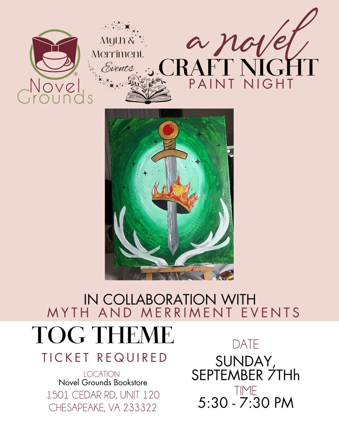 Craft Night - September - Paint Night