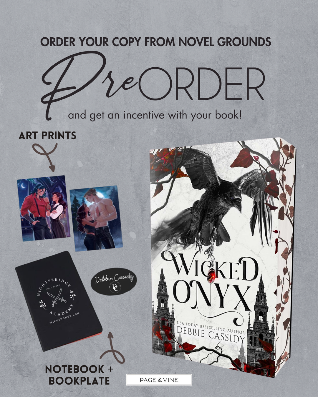 Pre-Order: Wicked Onyx (Special Edition): A Dark Academia Romantasy (The Veritas Legacy