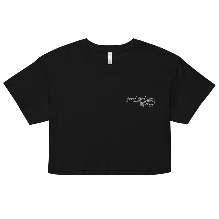 Camiseta corta bordada Good Girl