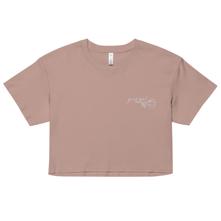 Camiseta corta bordada Good Girl