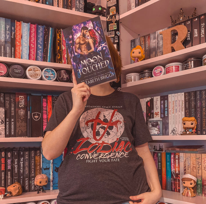 Elizabeth Briggs - Camiseta unisex de convergencia de lobos del zodíaco